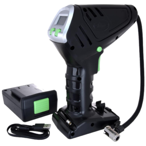 Inflador de neumáticos portátil